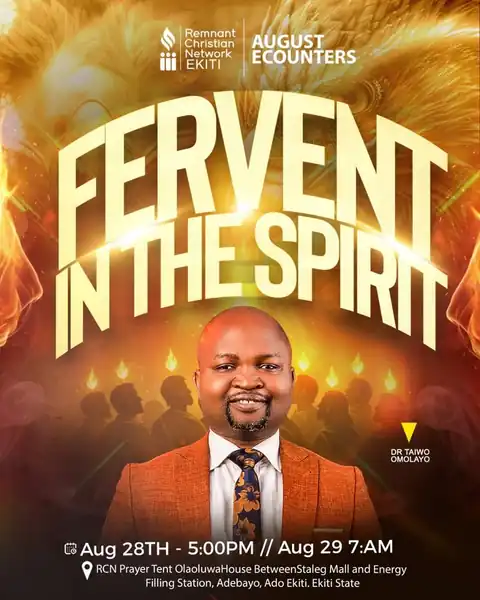 Flyer: Fervent in the Spirit, 28–29 August