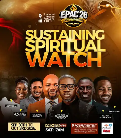 Flyer: EPAC'26, Sustaining Spiritual Watch, 30 September–3 October 2026